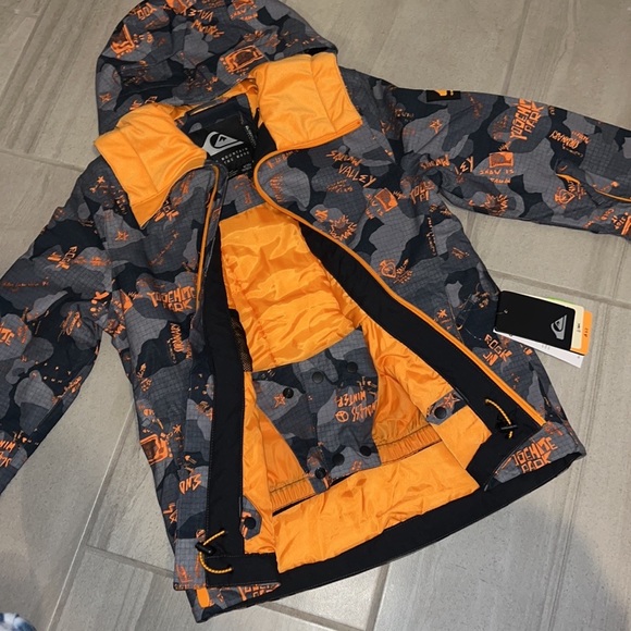 COPY - ❄️ QUIKSILVER MISSION PRINTED SNOWBOARD JACKET FOR BOYS YOUTH NWT 🎿 - Picture 7 of 7